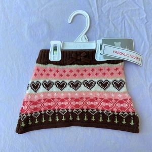 Baby girl knit skirt